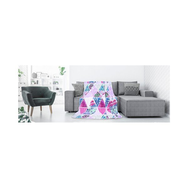Deka od mikrovlakna AmeliaHome Kaleidoscope, 220 x 240 cm-image-2