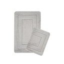 Svijetlo sive kupaonske prostirke u setu 2 kom 50x80 cm Cerceve – Foutastic