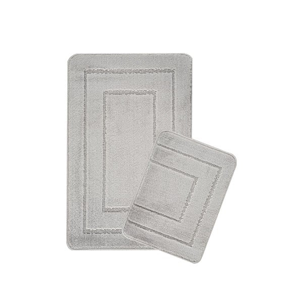 Svijetlo sive kupaonske prostirke u setu 2 kom 50x80 cm Cerceve – Foutastic