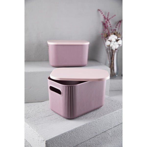 Plastična kutija za pohranu s poklopcem - Mioli Decor-image-2