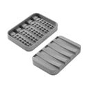 Siva plastična posuda za sapun Gravity – Metaltex