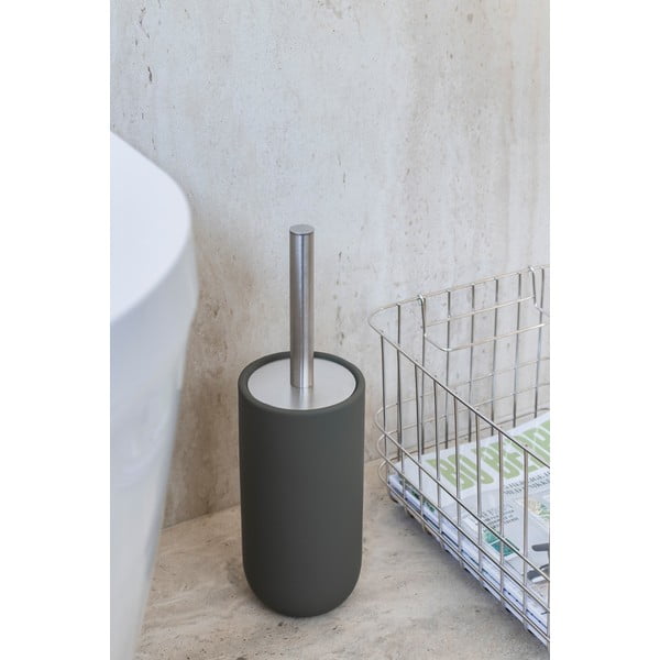 Tamno zelena keramička WC četka Lotus Play – Mette Ditmer Denmark-image-1