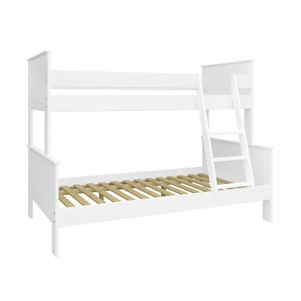 Bijeli dječji krevet na kat 120x200/90x200 cm Alba – Tvilum-image-2