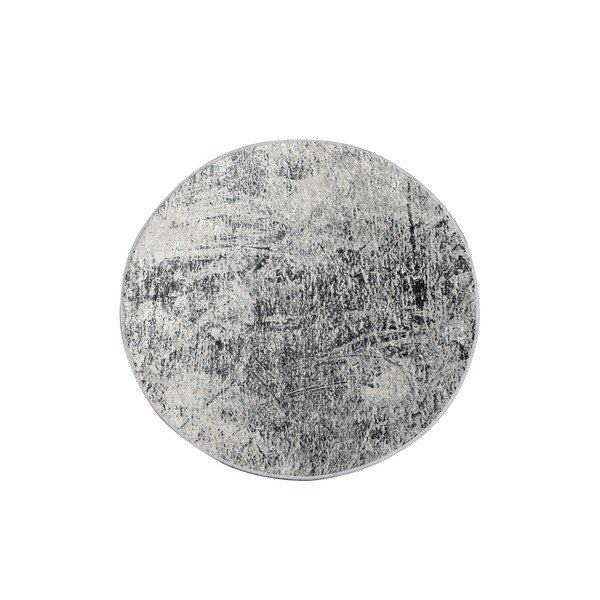 Siva kupaonska prostirka ø 100 cm Evidence – Foutastic