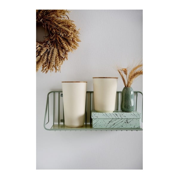 Bež kutija za pohranu s poklopcem od bambusa Wenko Derry, 750 ml-image-4