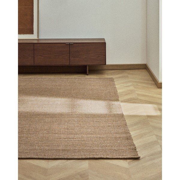 Bež ručno rađen tepih 164,5x235 cm Ardelia – Kave Home-image-3