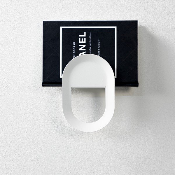 Bijela željezna zidna kuka Coucou – Spinder Design-image-1