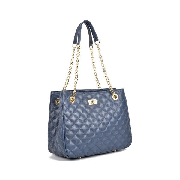 Plava kožna torbica Isabella Rhea Magnum Blue Jeans-image-4