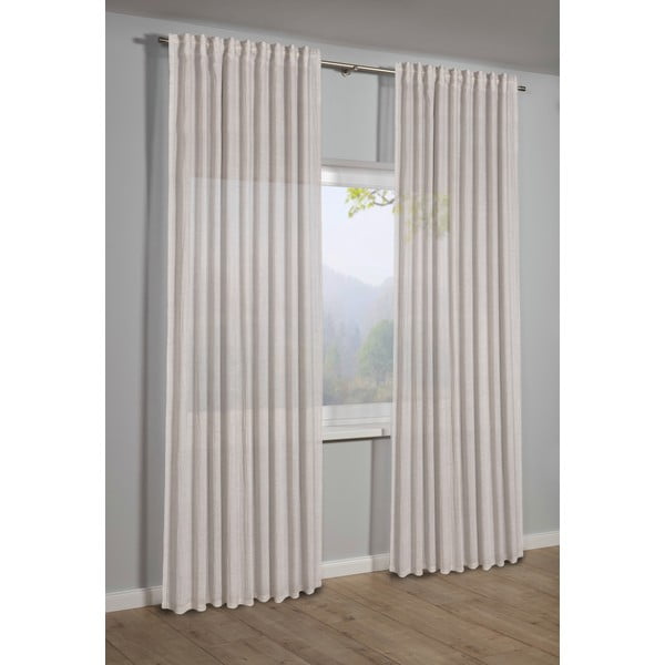 Bež zavjesa 135x245 cm Etamine – Sehlbach-image-1