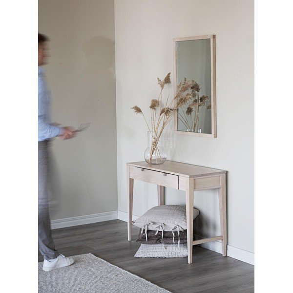 Mat lakirani konzolni stol od hrastovog drveta drveta Rowico Fulla-image-1