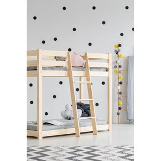 Dječji krevet na kat od borovine 90x200 cm CLP - Adeko