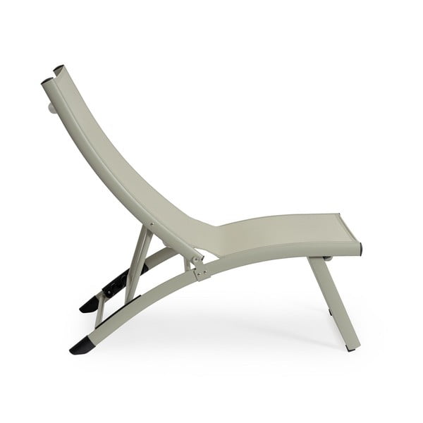 Smeđe-siva metalna vrtna ležaljka Taylor – Bizzotto-image-1