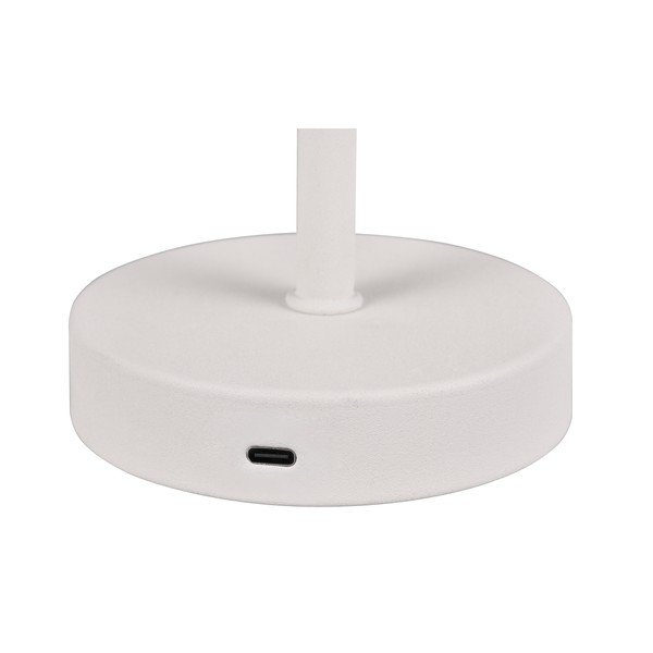 Bijela LED stolna lampa s mogućnošću zatamnjivanja (visina 30 cm) Jeff – Reality-image-3