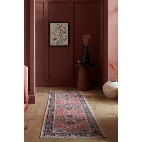 Bordo perivia staza od mješavine recikliranih vlakana 60x230 cm Windsor – Flair Rugs-image-2
