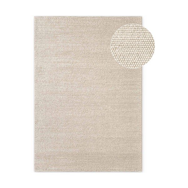 Krem ručno rađen vunen tepih 120x170 cm Richmond Diana – Ted Baker