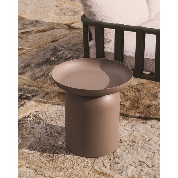Metalni okrugao vrtni stolić ø 45 cm Arcola – Kave Home-image-1