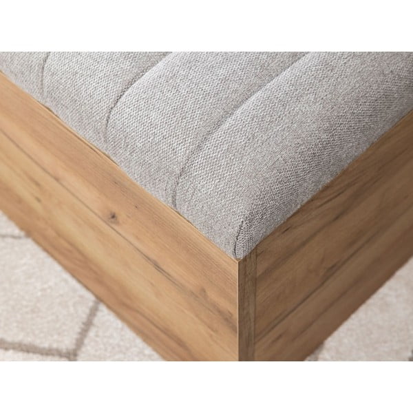 Svijetlo siva/u prirodnoj boji klupa Oceane – Bobochic Paris-image-3