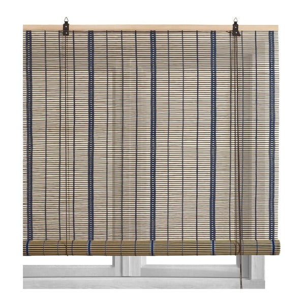 Plavo-smeđa bambus roleta 90x180 cm Natural Life - Casa Selección