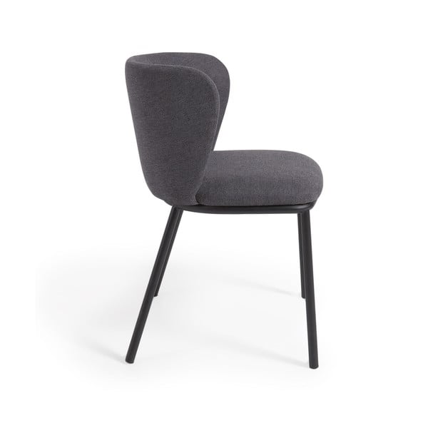 Tamno siva blagovaonska stolica Ciselia - Kave Home-image-4