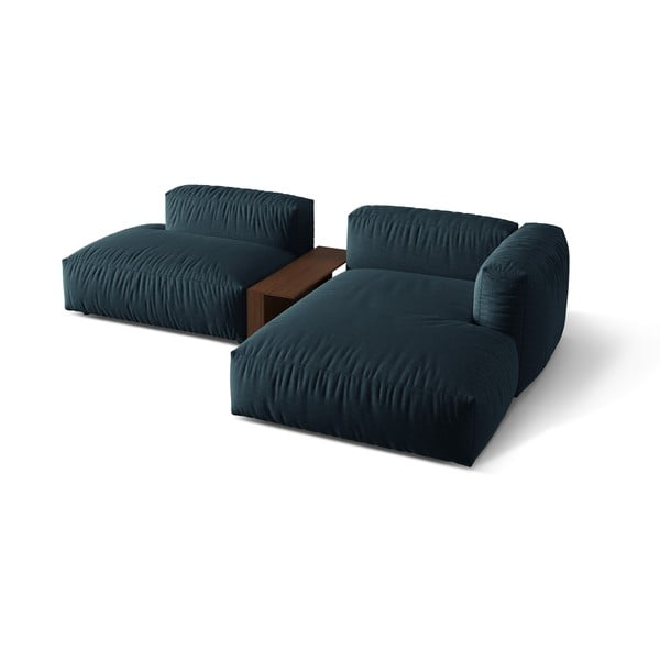 Tamno plava kutna garnitura (s desnim kutom) Martina – Micadoni Home-image-2