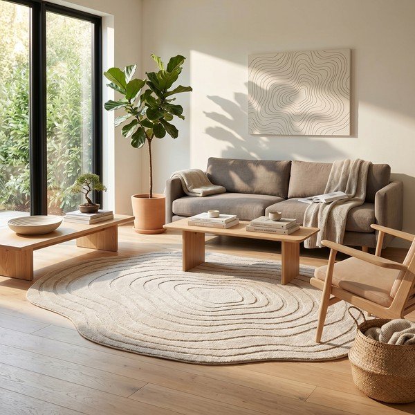 Bež tepih 160x230 cm Pebble – ESTE-image-3