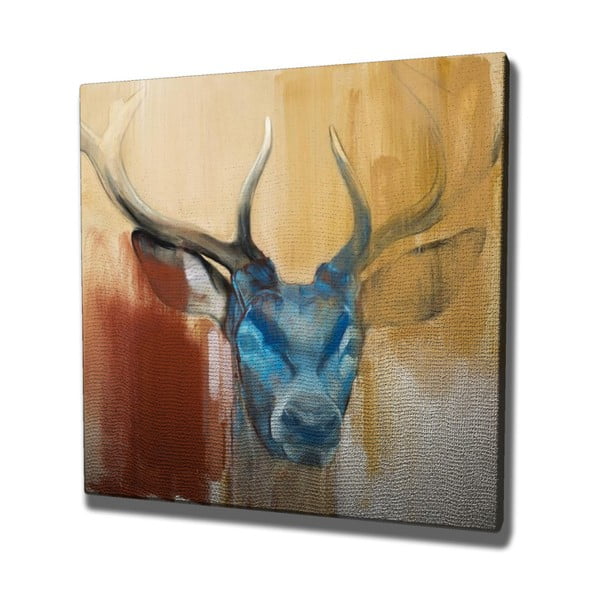 Slika na platnu Colorful Deer, 45 x 45 cm