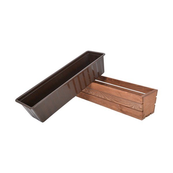 Drvena tegla za cvijeće 61 cm Modern – Rojaplast-image-4