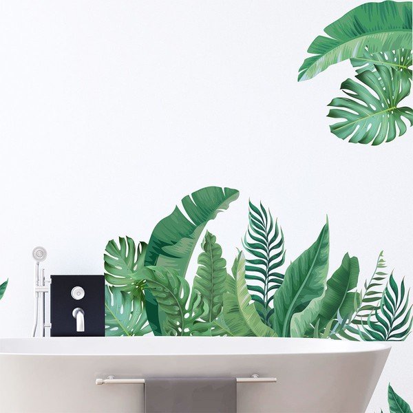 Zidna naljepnica 60x90 cm Tropical Leaves - Ambiance-image-1