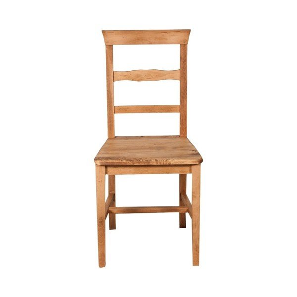 Tamnosmeđa stolica od masivne bukve Biscottini Addy-image-1