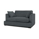 Siva fotelja od samta Mobby – Scandic