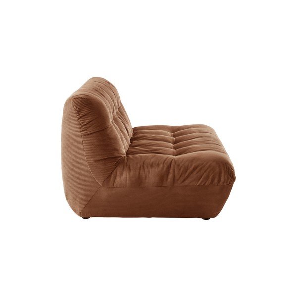 Smeđa sofa od samta 145 cm Kelso – Jotex-image-3