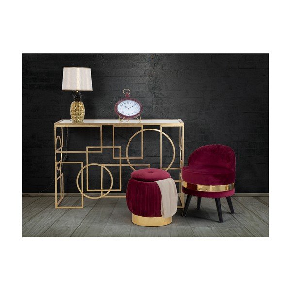 Bordo tabure sa prostorom za odlaganje Mauro Ferretti Paris, ø 41 cm-image-1
