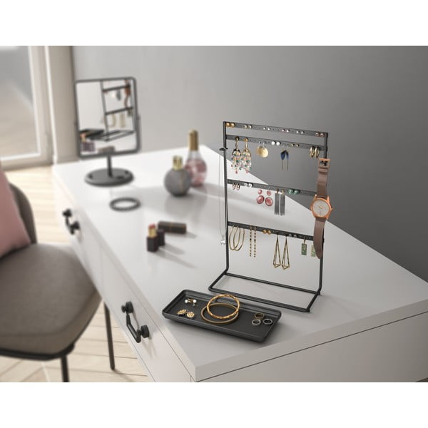 Crni organizator za nakit Metaltex My Pendants-image-3