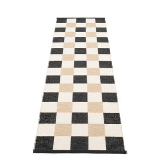 Crna/krem unutarnja i vanjska staza 70x240 cm Pix Black Vanilla – Pappelina