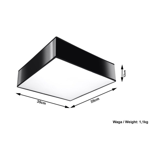 Crna stropna lampa Sollux Mitra Ceiling-image-4