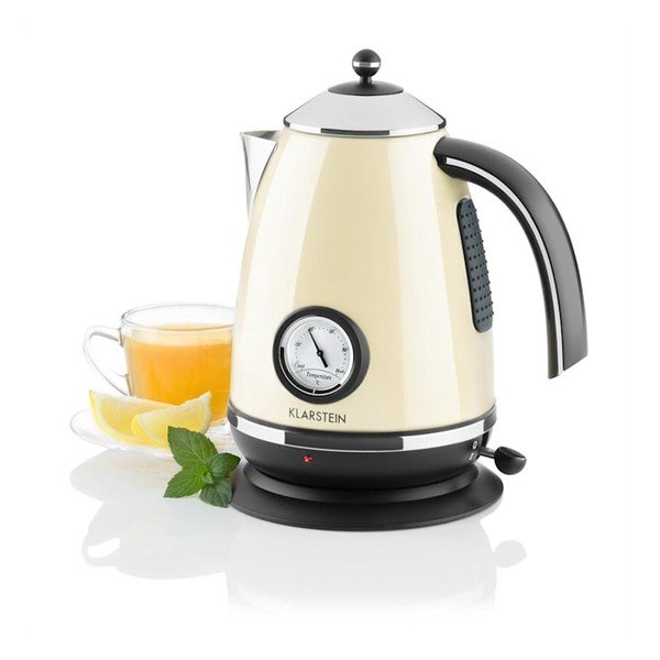 Bež električno kuhalo za vodu Klarstein Aquavita Chalet-image-2