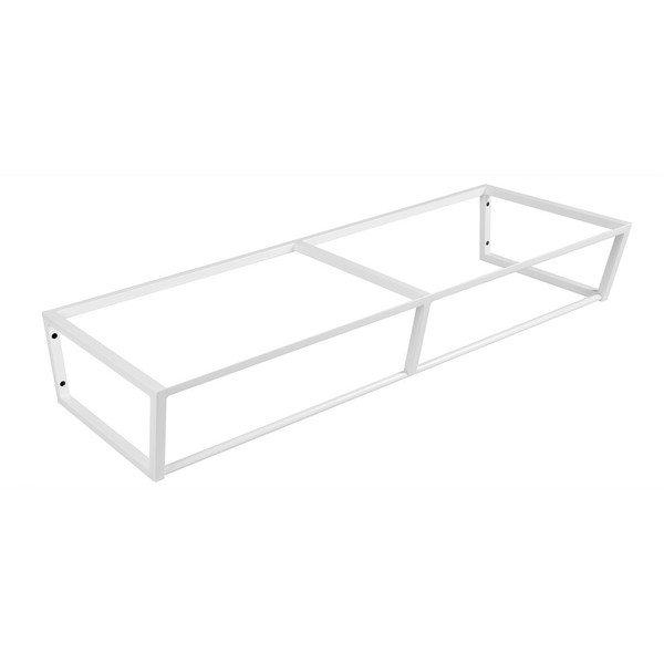Bijelo željezno zidno postolje ispod umivaonika 120x20 cm Ska – Sapho