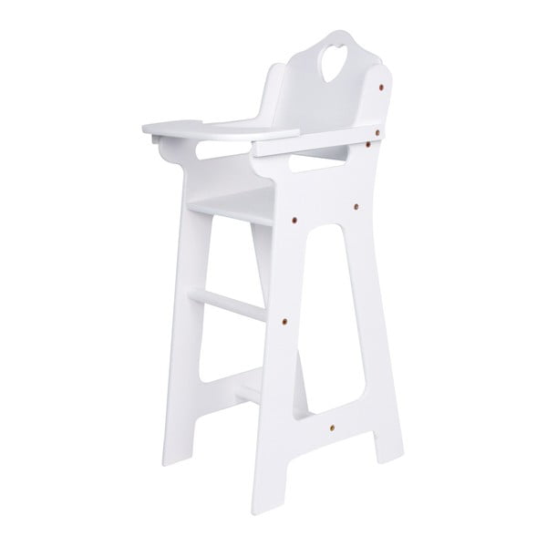 Bijela drvena stolica za lutke Legler Dolls