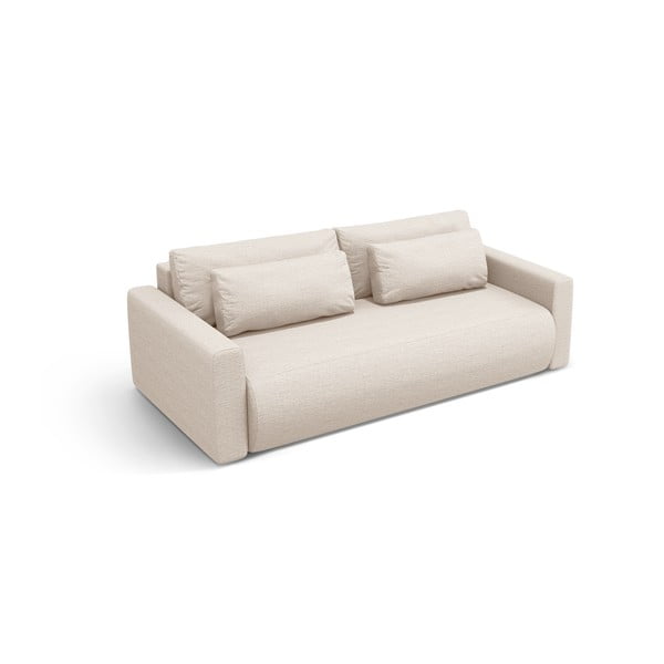 Bež sklopiva/s prostorom za odlaganje sofa 238 cm Belfast – Cosmopolitan Design-image-4