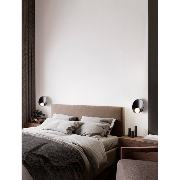 Mat crna željezna zidna lampa Minim – Nova Luce-image-1