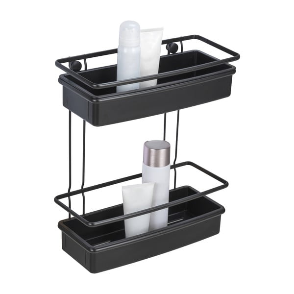 Polica za tuš Wenko Molinella crna, 30 x 35 cm-image-3