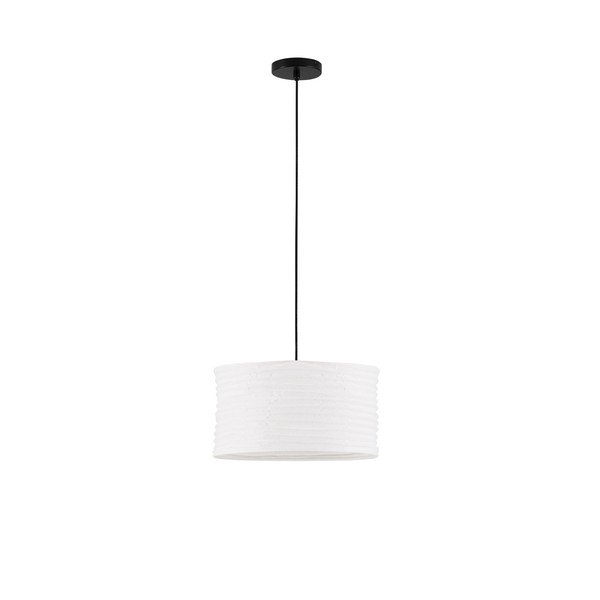 Bijela lanena viseća svjetiljka ø 38 cm Linnet – Nova Luce