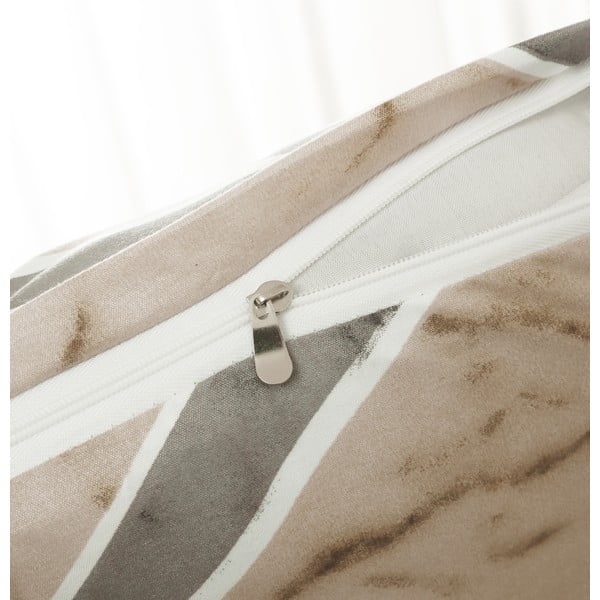 Svjetlo smeđa 6-dijelna posteljina za krevet za jednu osobu od mikrosatena 140x200 cm Marco – My House-image-2