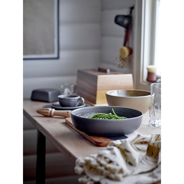 Siva keramička posuda za maslac Bloomingville Raben-image-1