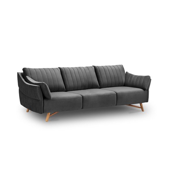 Tamno siva sofa od baršuna Interieurs 86 Elysée, 232 cm-image-4