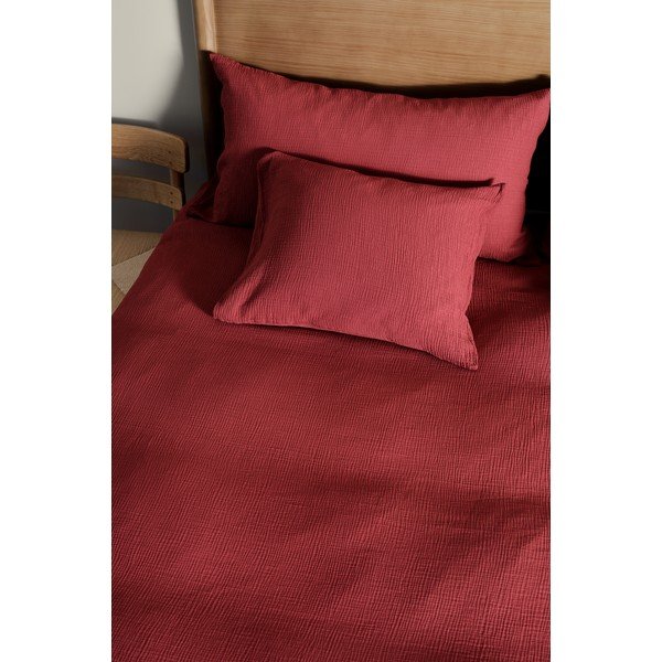 Bordo posteljina za krevet za jednu osobu od muslina 140x200 cm Amilia – Jotex-image-1
