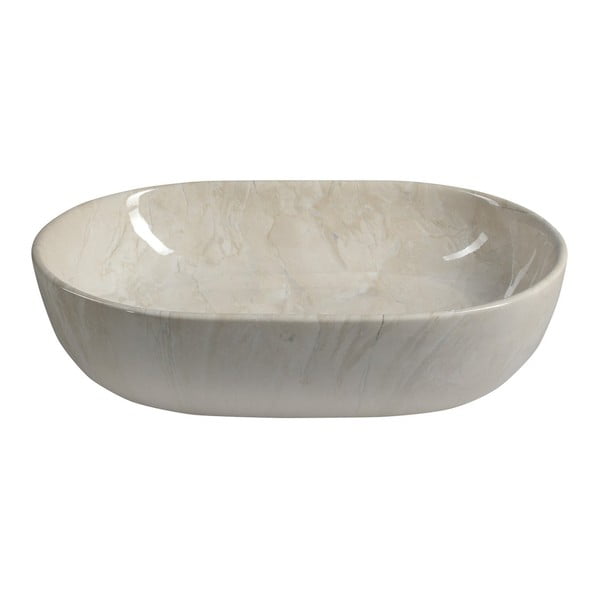 Bež keramički umivaonik 59x42 cm Dalma – Sapho-image-2