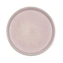 Pudrasto ružičasti plitki tanjur od kamenine Bitz Mensa, promjer 27 cm
