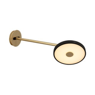 Crna LED zidna lampa s mogućnosti zatamnjivanja ø 15 cm Asteria Wall Long – UMAGE