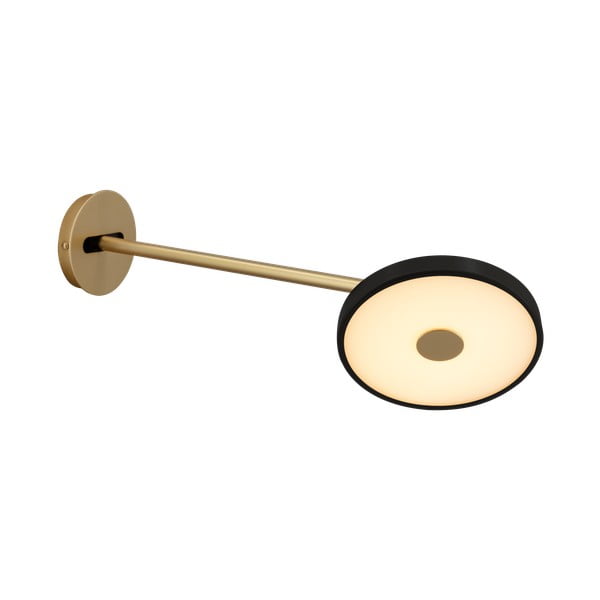 Crna LED zidna lampa s mogućnosti zatamnjivanja ø 15 cm Asteria Wall Long – UMAGE-image-1